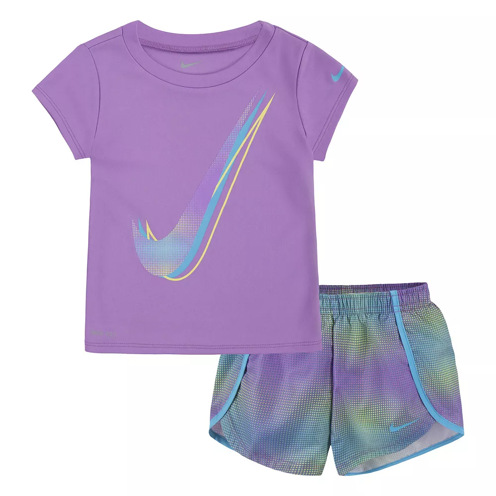 Baby & Toddler Girl Nike Sprinter Short Set 1 Baby & Toddler Girl Nike Sprinter Short Set