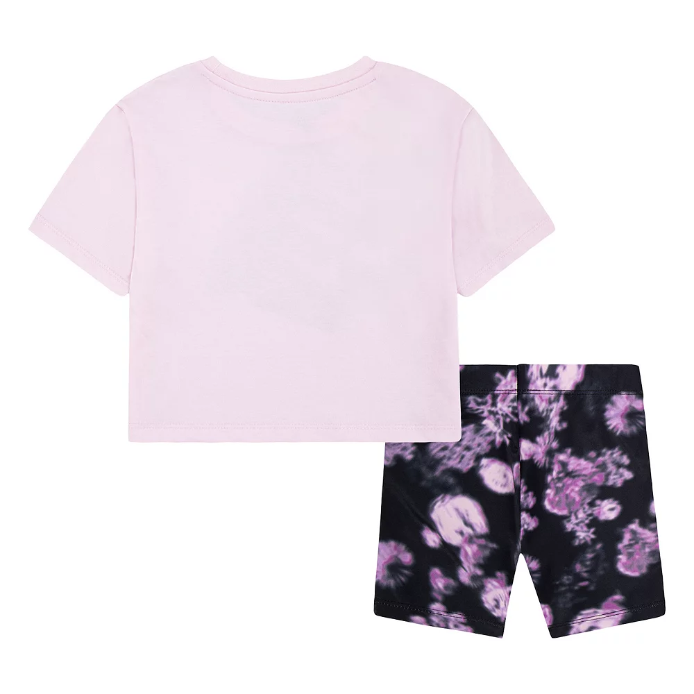 Baby & Toddler Girl Nike Boxy Tee & Bike Shorts Set 2 Baby & Toddler Girl Nike Boxy Tee & Bike Shorts Set - Image 2