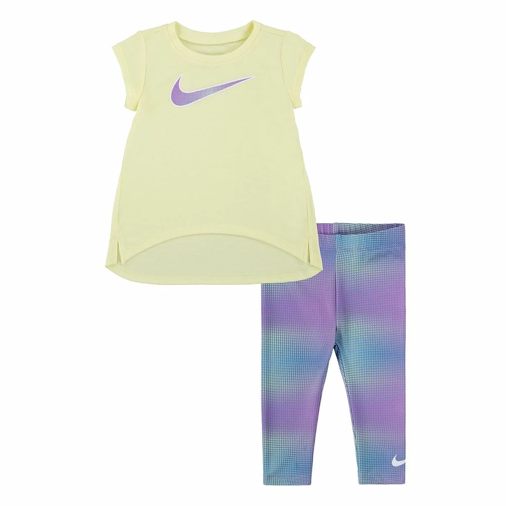 Baby Girl Nike Tee & Leggings Set 2 Baby Girl Nike Tee & Leggings Set - Image 2