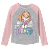 Toddler Girl Jumping Beans® Paw Patrol Skye "Be Happy" Raglan Graphic Tee