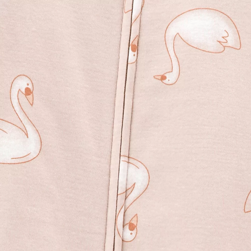 Toddler Girl Carter's Swans Footed Pajamas 2 Toddler Girl Carter's Swans Footed Pajamas - Image 2