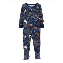 Toddler Girl Carter's Deer Print Footie Pajamas