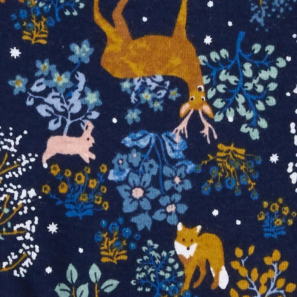 Toddler Girl Carter's Deer Print Footie Pajamas 2 Toddler Girl Carter's Deer Print Footie Pajamas - Image 2