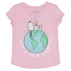 Girls 4-12 Jumping Beans® Snoopy Earth Graphic Tee