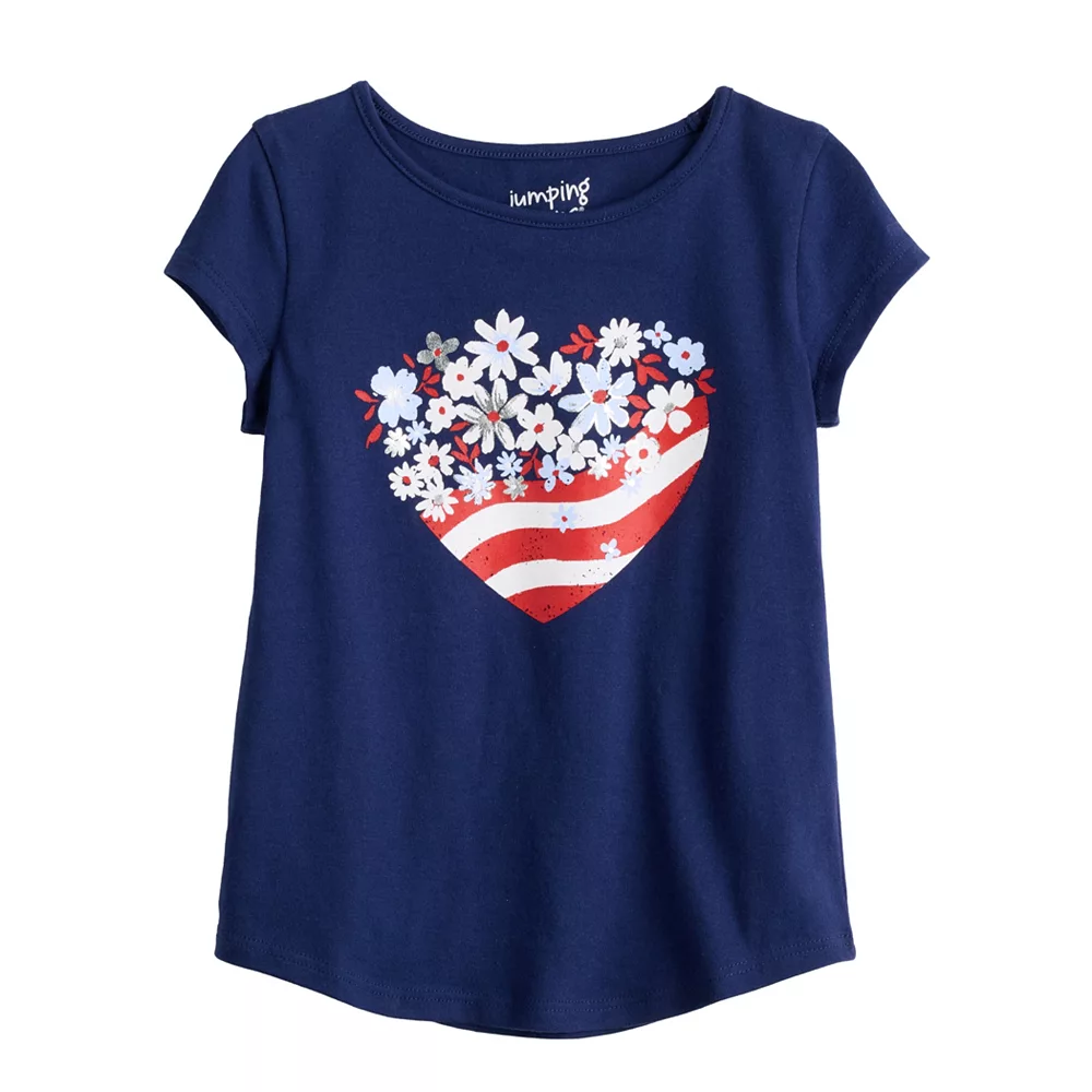 Girls 4-12 Jumping Beans® Physical Adaptive Double-Layer Tee 5 Girls 4-12 Jumping Beans® Physical Adaptive Double-Layer Tee - Image 5
